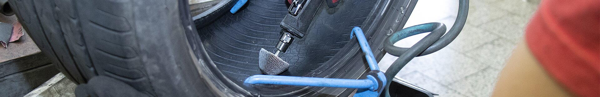 Opravy defektů pneumatik a hliníkových disků